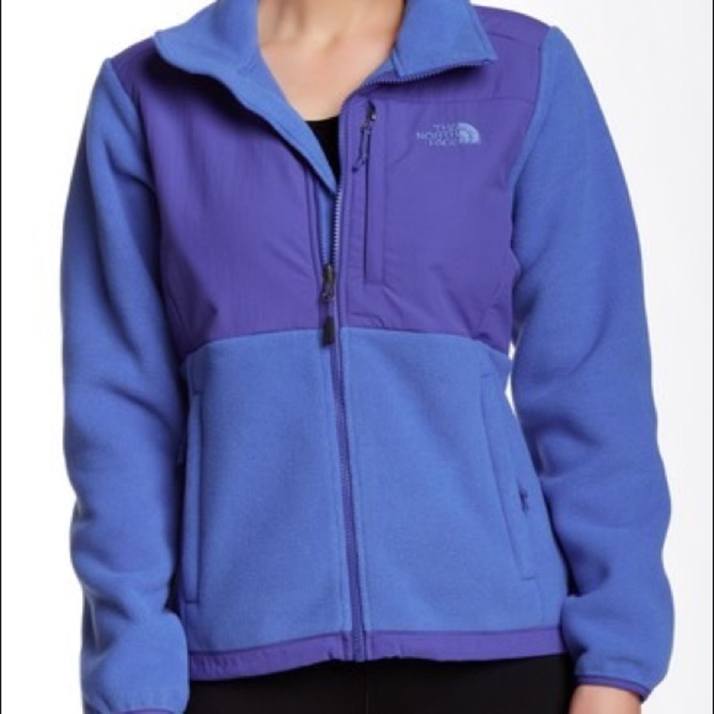 North Face Denali blue fleece jacket size XS